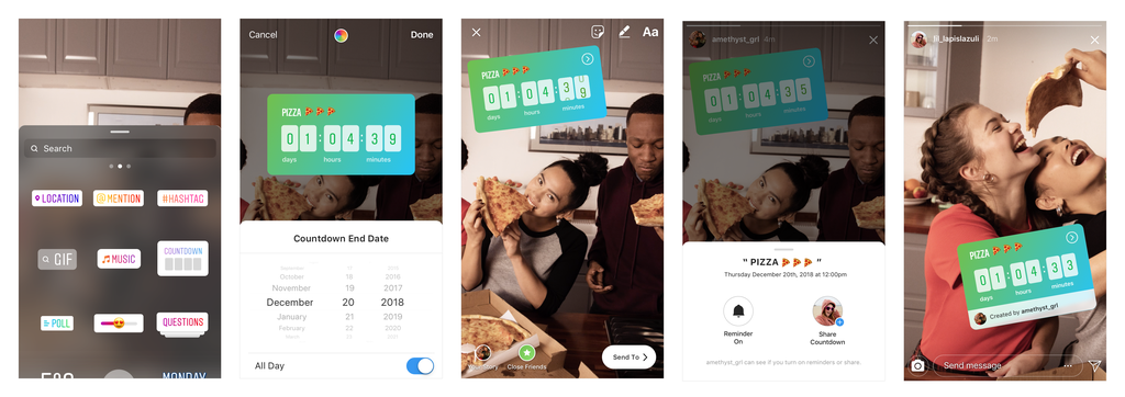 Стикеры в Instagram Stories открывают новые способы взаимодействия с подписчиками, Miracle, 19 дек 2018, 17:45, Countdown-5.png